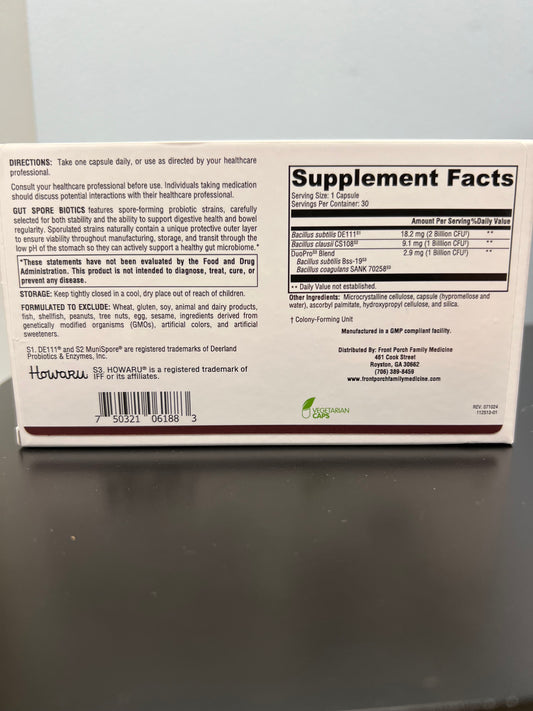 Gut Spore Biotics